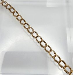 N/C Gold Over Sterling Silver Charm Bracelet 5.2 G