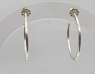 Sterling Silver Hoop Earrings 3 G