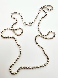 Sterling Ball Chain Necklace 7.2g