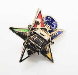 Sterling Signed Vintage Masonic Pin 1.2g