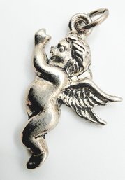 Sterling Silver Cupid Pendant 3.8g