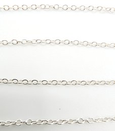 Sterling Silver Cable Chain Necklace .5g