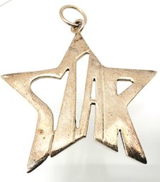 Sterling Silver Star Pendant 2.2g