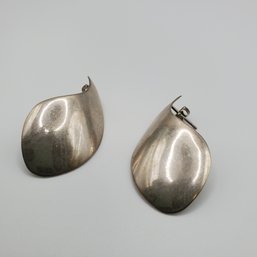 Vintage Modernist Sterling Earrings_6.63g