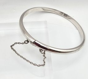 L Sterling Silver Bangle Bracelet 8.5 G