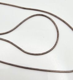 Sterling Silver Snake Chain Necklace 4.4 G