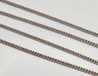 Sterling Silver Curb Chain Necklace 4.1 G