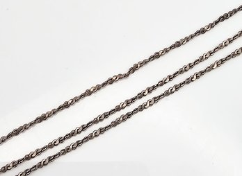 NF Sterling Silver Serpentine Chain Necklace 6 G