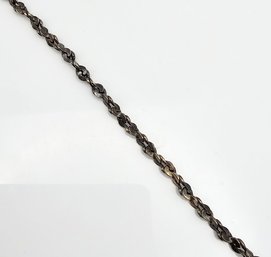 Sterling Silver Serpentine Chain Bracelet 4.7 G