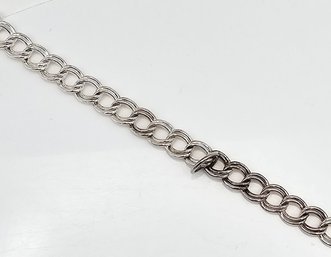 Sterling Silver Charm Bracelet 7.2 G