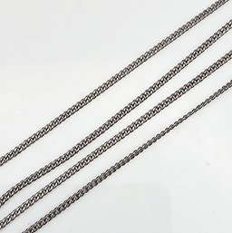 Sterling Silver Curb Chain Necklace 2.5 G