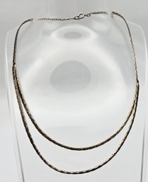 Sterling Silver C Chain Necklace 13.9 G