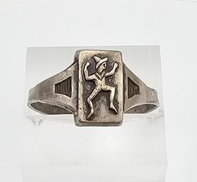 R Sterling Silver Ring Adjustable 3.1 G