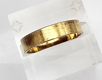 Gold Over Sterling Silver Ring Size 6.5  2 G