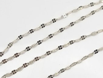 Sterling Silver Link Chain Necklace 0.9 G