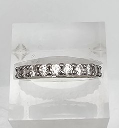Ross Simons Cubic Zirconia Sterling Silver Cocktail Ring Size 4.75 2.4 G