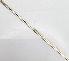 Sterling Silver Flat Herringbone Bracelet 1 G
