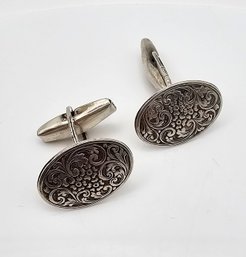 800 Silver Stamped Cufflinks 6.2 G