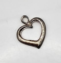 Sterling Silver Heart Pendant 1.2 G