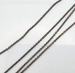 RSE Sterling Silver Cable Chain Necklace 1.5 G
