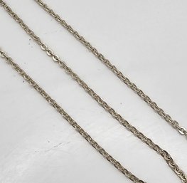 Sterling Silver Cable Chain Necklace 1.9 G