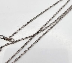 Judith Jack Sterling Silver Chain Necklace 1.6 G
