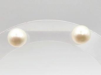CD? Pearl 10K Gold Earrings 1.7 G