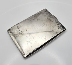 Vintage Sterling Silver Outside Makeup Compact 133.1 G