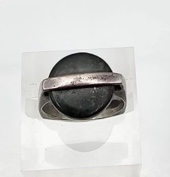 Agate Sterling Silver Ring Size 5.25 5 G