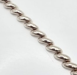 Sterling Silver Link Bracelet 15.6 G