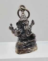 Sterling Silver Ganesha Hindu God Pendant 10 G