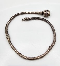 Pandora Sterling Silver Charm Bracelet 15.1 G