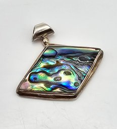 Abalone Sterling Silver Pendant 6.3 G