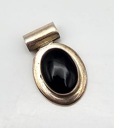 Mexico Onyx Sterling Silver Pendant 6.5 G