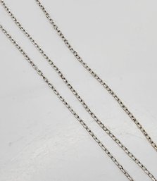 Sterling Silver Cable Chain Necklace 0.9 G