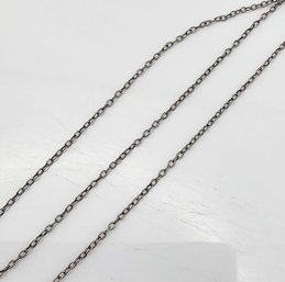 Sterling Silver Cable Chain Necklace 1 G