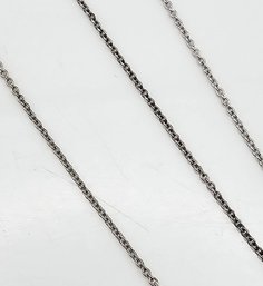 Sterling Silver Cable Chain Necklace 1.2 G