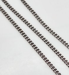 Sterling Silver Curb Chain Necklace 3.5 G