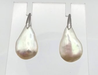 Honora Pearl Sterling Silver Drop Dangle Earrings 5 G