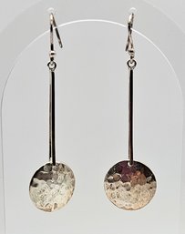 Mexico ATI Sterling Silver Drop Dangle Earrings 7.1 G