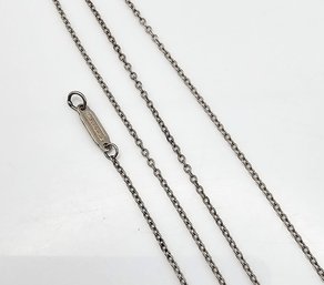 Tiffany & Co Sterling Silver Cable Chain Necklace 1.2 G