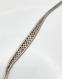 'SU' Sterling Silver Bracelet 13.1 G