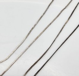 Sterling Silver S Chain Necklace 1.3 G