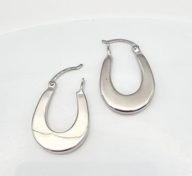 Ross Simons Sterling Silver Hoop Earrings 5.1 G