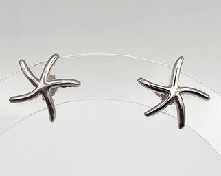 NWT Sterling Silver Starfish Earrings 1.8 G