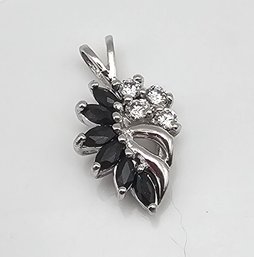 'RJ' Topaz Sterling Silver Pendant 1.4 G