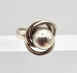 Sterling Silver Modernist Ring Size 8 8.5 G