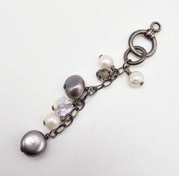 Pearl Sterling Silver Pendant 3.2 G