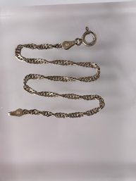 Sterling Silver Chain Bracelet 1.67g