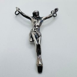 Sterling Silver Crucified Jesus Pendant, 7.20 G.